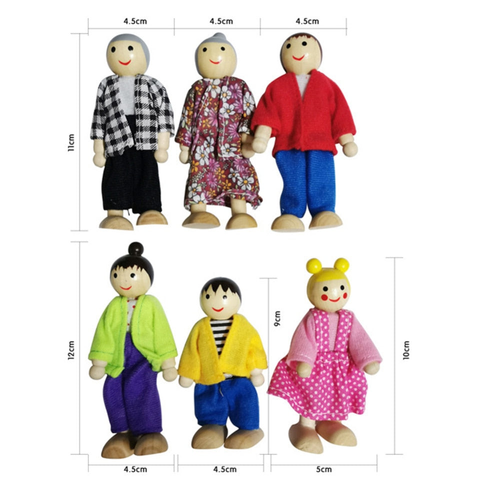 Miniature Wooden Doll Family 4 - This Big World