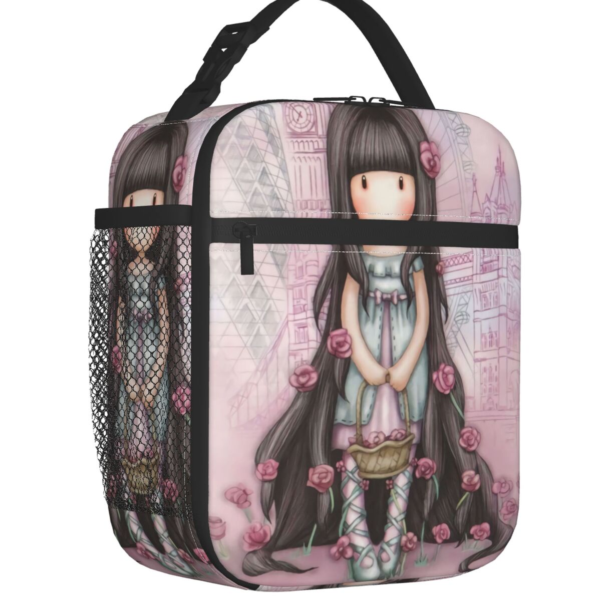 Santoro Gorjuss Lunch Bag Girl With Roses