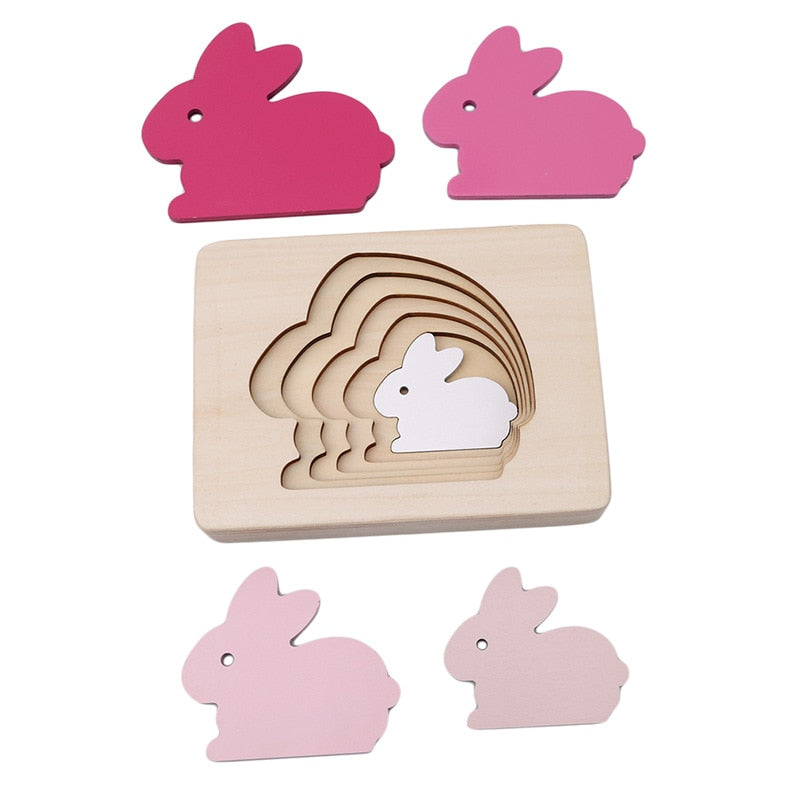 3D Rabbit Puzzle - This Big World