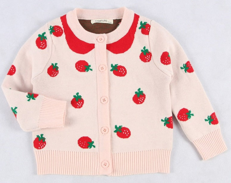 Sweet Strawberry Cardigan - This Big World