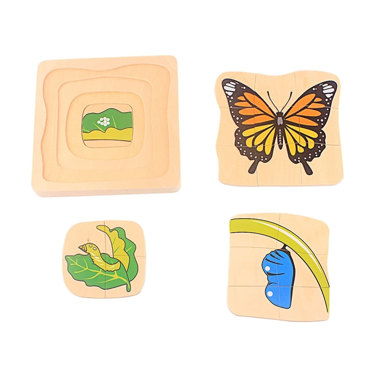 Butterfly Life Cycle Layered Puzzle - This Big World