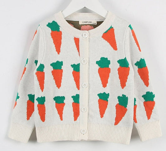 Crunchy Carrots Cardigan - This Big World