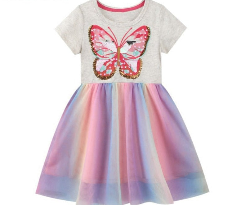 Butterfly On Rainbow Dress - This Big World