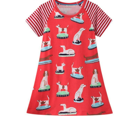 Pups On Display Dress - This Big World