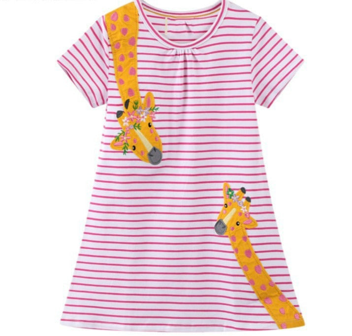 Giraffes At Play Dress - This Big World