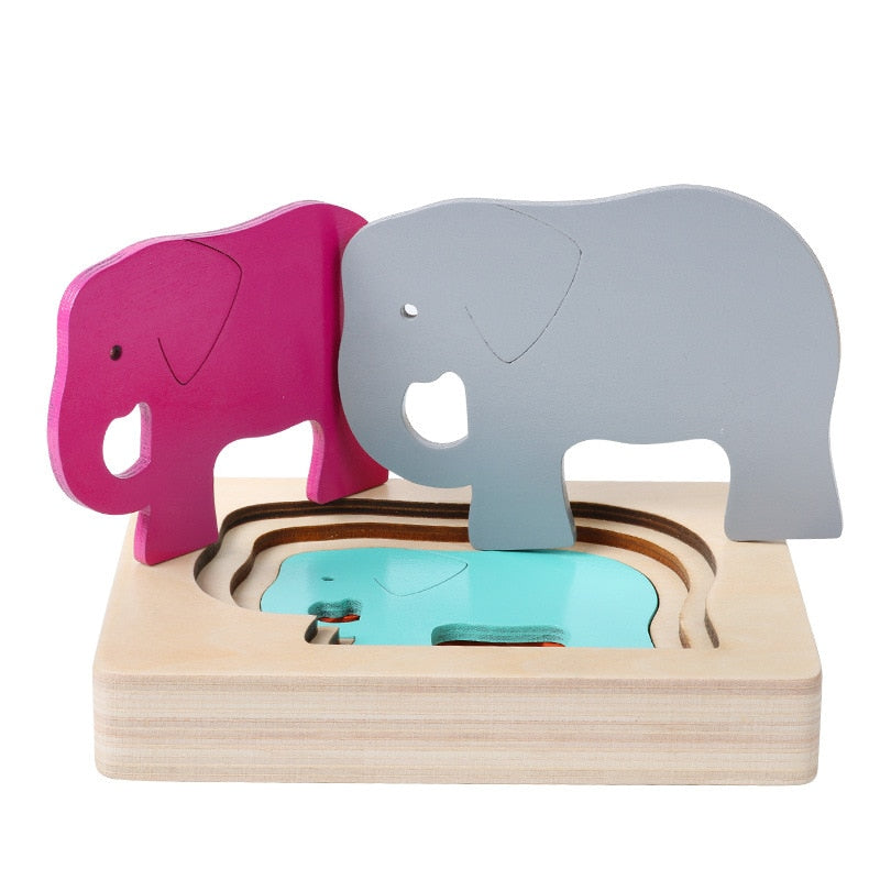 3D Elephant Puzzle - This Big World