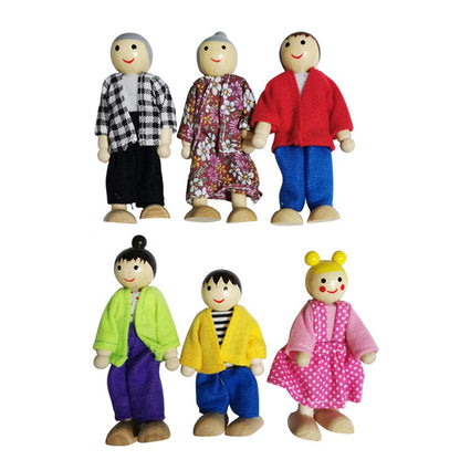 Miniature Wooden Doll Family 4 - This Big World