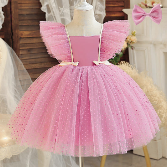 Pink Angel Wings Dress - This Big World