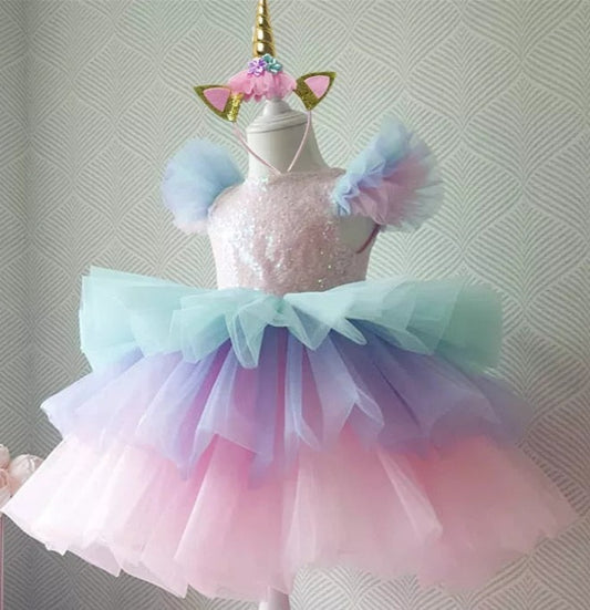 Tiered Rainbow Dress - This Big World