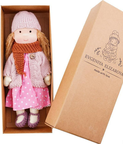 Evgeniya Elizarova Handmade Plush Dolly - This Big World