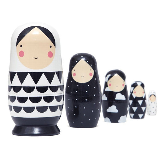 Pretty Patterned Attire Nesting Dolls - This Big World