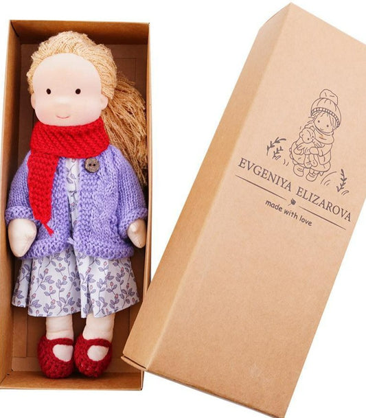 Evgeniya Elizarova Handmade Plush Dolly - This Big World