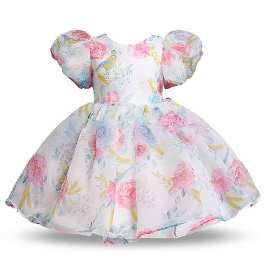 Bird Garden Floral Dress - This Big World